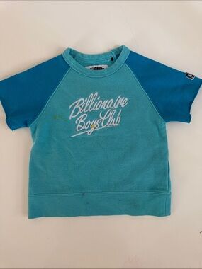 Billionaire Boys Club Teal & Blue Short Sleeve Crew Sweatshirt